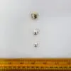 Buttons Shanked Silver Domed Code Jam