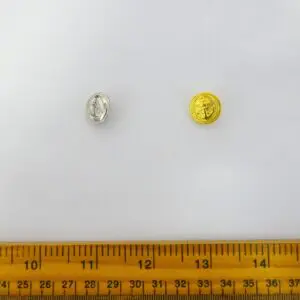 Buttons Metallic Anchor Code B5 1.5cm Wide