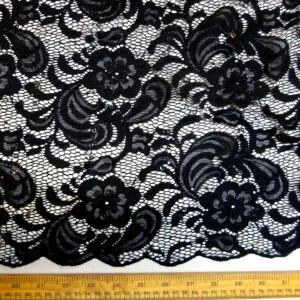 Lace Fabric Heavy With Sequins Tennessee Black