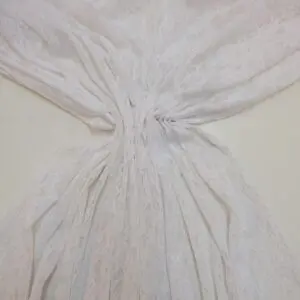 Lace Fabric Stretch Rosie Devine White