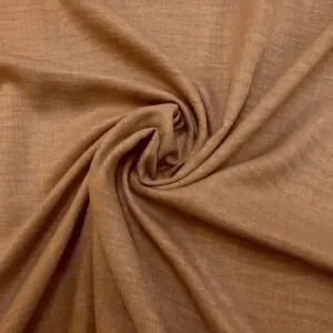 Linen Look Fabric Soft Flowing Caramel