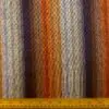 Linen With Bamboo Viscose Fabric Savoy Stripe Copper Beige Aubergine