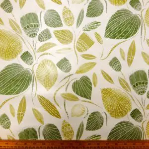 PVC Tabling Fabric Herbal Greens