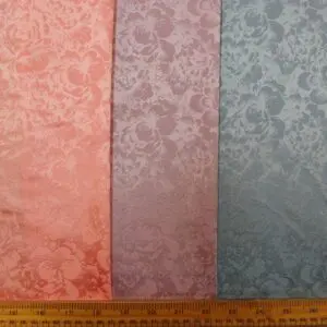 Satin Fabric English Rose Palace Garden