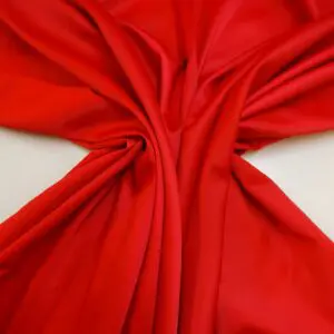 Satin Fabric Slight Stretch Dress Weight Scarlet Red