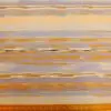 Seersucker Fabric With Elastane Morning Has Broken Ivory Rust Blue