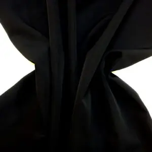 Suiting Fabric Monsoon Crepe Manufacturing Quality Black