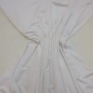 T-shirting Fabric Bamboo Viscose White