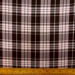 Suiting Fabric Tartan Maclure Pink