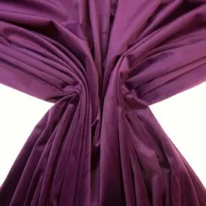 Velvet Fabric Curtaining Devonshire Lightweight Drape Velvet Grape