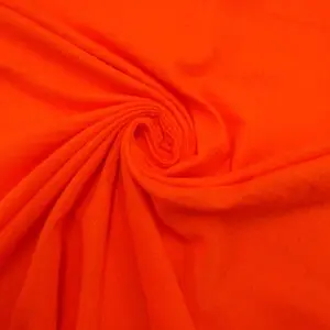 Cotton Fabric Double Gauze Dobby Spot Orange