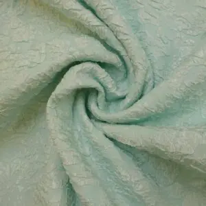 Brocade Suiting Fabric 3D Jacquard Summer Glade Aqua