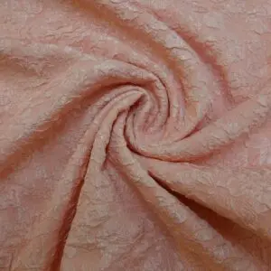 Brocade Suiting Fabric 3D Jacquard Summer Glade Peach