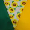Sunflowers Cream/Emerald/Yellow