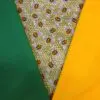 Honeycomb Bees Green/Emerald/Yellow