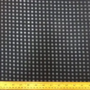 Chiffon Fabric Gingham Seersucker Black