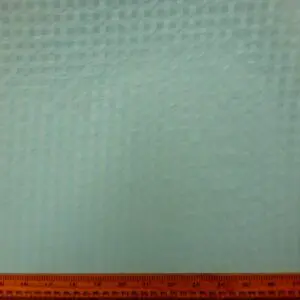 Chiffon Fabric Gingham Seersucker Turquoise