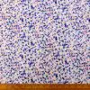 Cotton Fabric Scatter Floral White Royal Jade