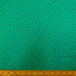 Cotton Fabric Spotty Squares Jade Royal