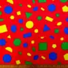Cotton Fabric Shaping Up Red