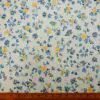 Crepe De Chine Fabric Floral Buttercup Maze Ivory