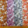 Crepe De Chine Fabric Floral Apple Blossom