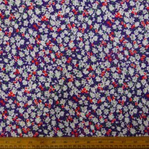 Crepe De Chine Fabric Figgy Woods Purple