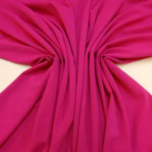 Crepe Fabric Dress Weight With Spandex Statement Cerise