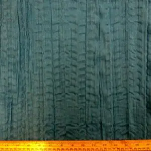 Suedette Fabric Faux Suede Creased Satin Backed Teal