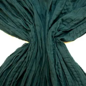 Suedette Fabric Faux Suede Creased Satin Backed Teal