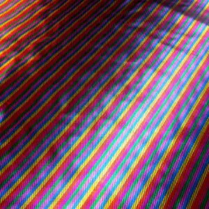 Foil Fabric Rainbow Lamé