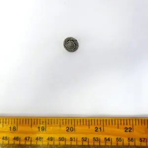 Buttons 14mm Silver Shanked McCoy Crest Code Jam