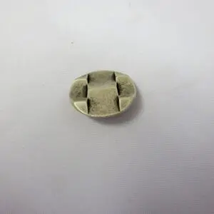 Buttons 28mm Silver Shanked 3D Roman Code Jam
