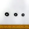 Buttons Shanked Diamante Centre Black