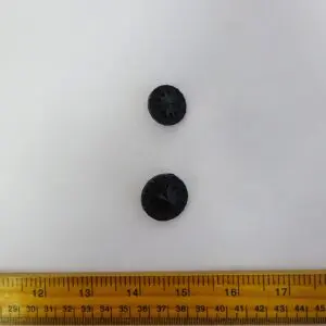 Button Shanked Starburst Black