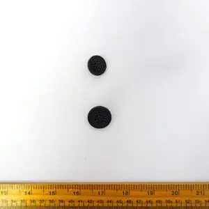Buttons Shanked Jacquard Black