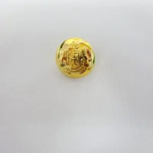 Button 18mm Shanked Gold Crest