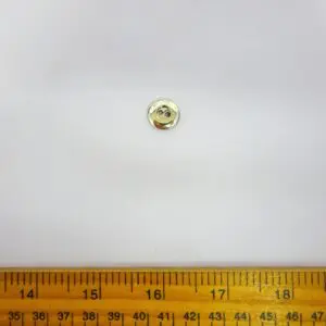 Button 14mm 2 Hole English Light Gold