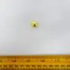 Buttons Shanked 15mm Roundie Gold Code Jam
