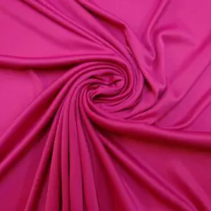 Jersey Fabric Polyester Silky Plain Fuchsia