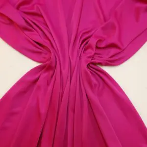Jersey Fabric Polyester Silky Plain Fuchsia