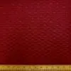 Jersey Fabric 3D Quilted Look 2cm Wide Wine