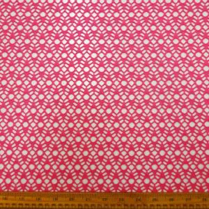 Lace Fabric Crochet Fiji Beach Cerise