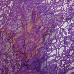 Lace Fabric Corded Carolina Purple