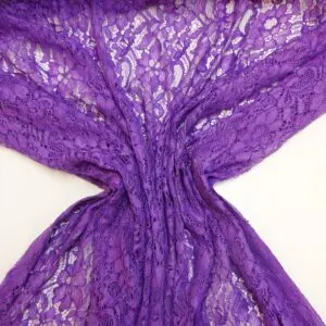 Lace Fabric Corded Carolina Purple