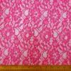 Lace Fabric Corded Carolina Cerise