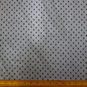 Net Fabric Mesh 0.5cm Dots on Net Black