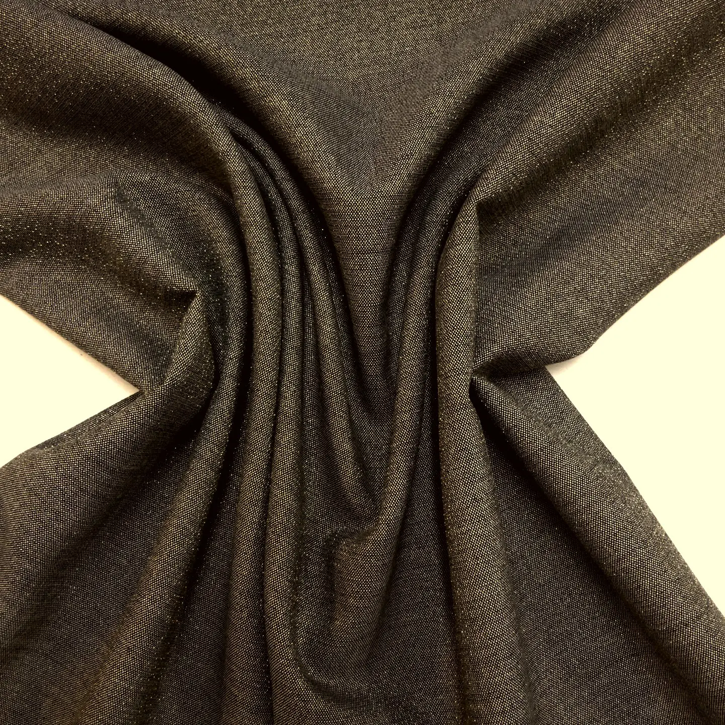 Suiting Fabric Poly Viscose With Slight Lurex Sparkle Gold