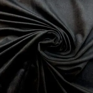 Velvet Fabric Superior Dress Weight Jet Black
