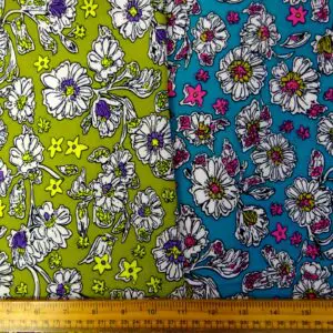 Bamboo Viscose Fabric Floral Tangling Vines